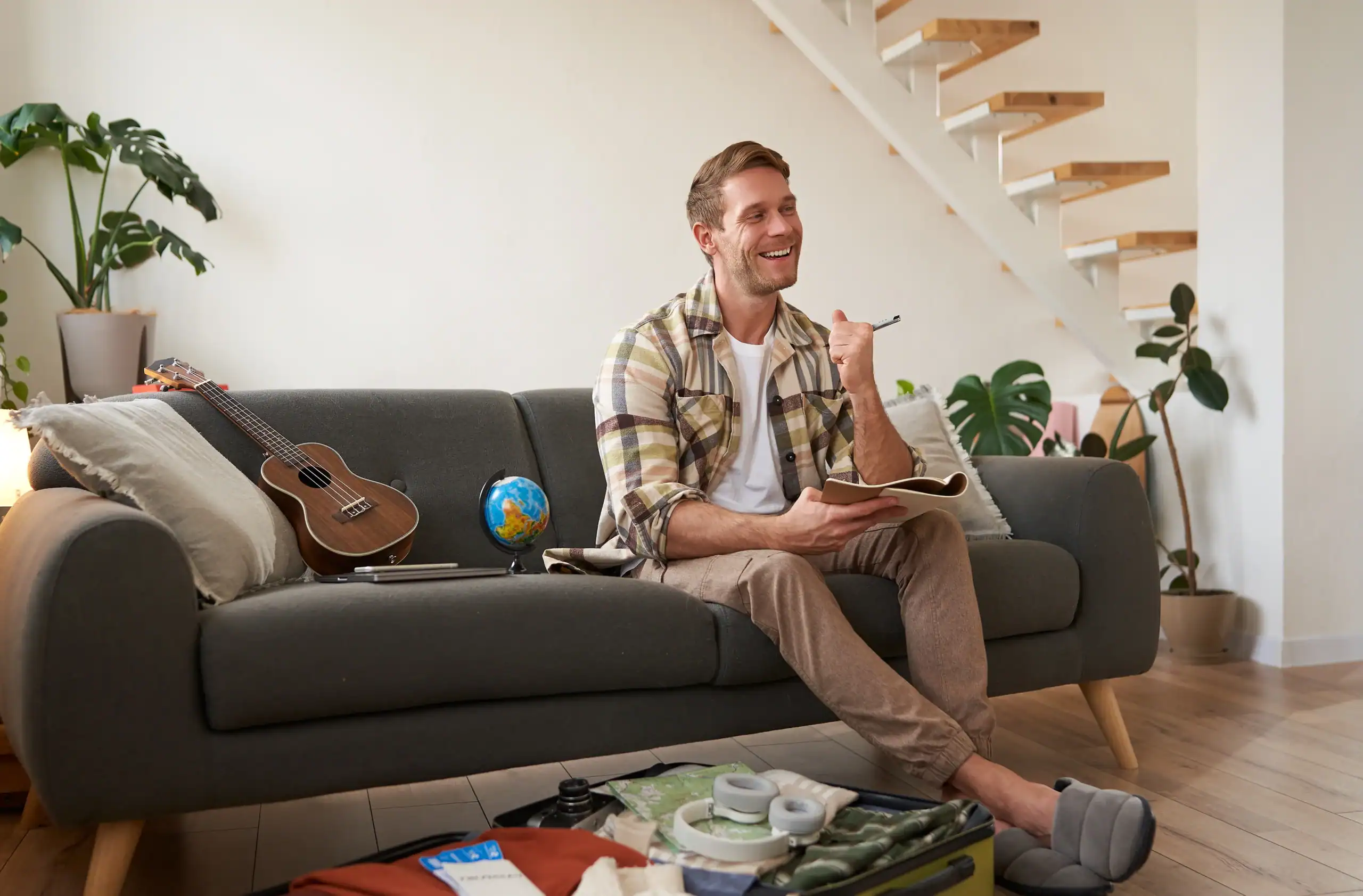 Bearsleys young man musician apartment planning scaled