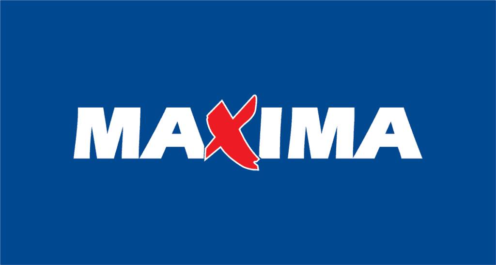 "Maxima veikals - plašs maisto prekių skyrius Norvegijoje.